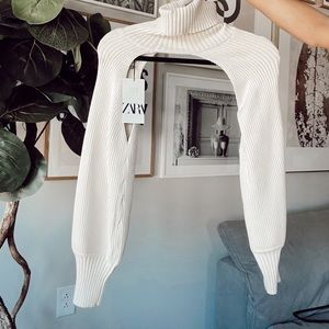 WOMENS ZARA TURTLE NECK LAYERING TOP